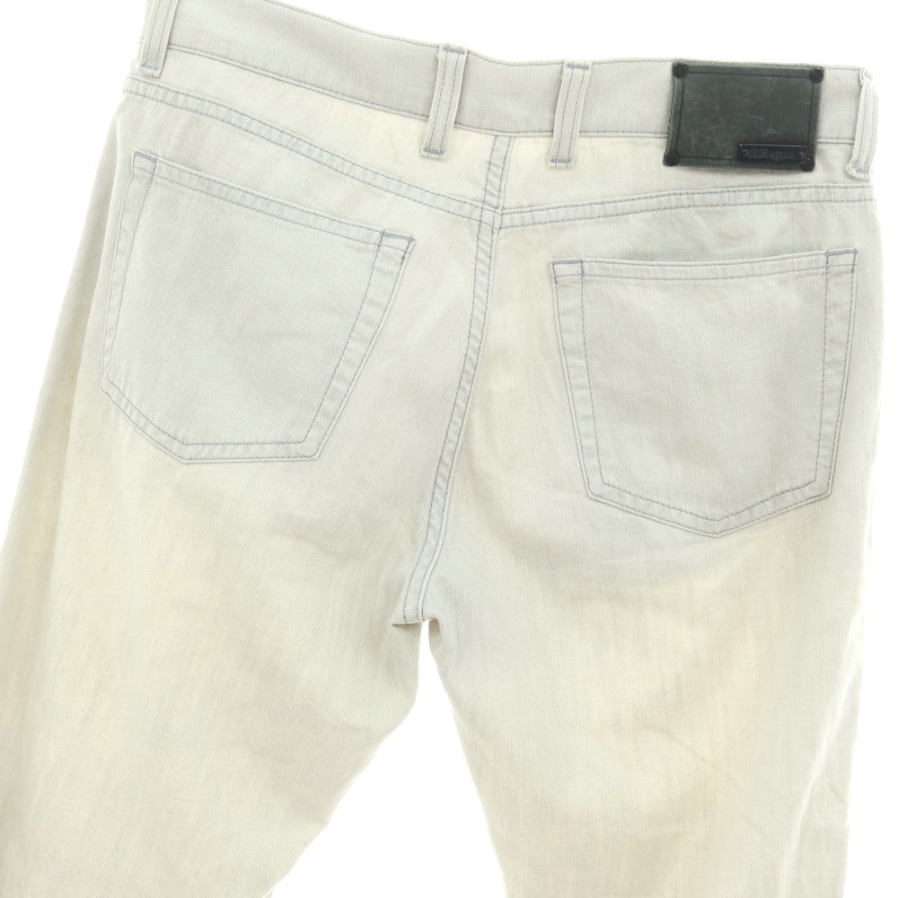 【中古】ジーゼニア Z Zegna コットンポリウレタン デニムパンツ ホワイトグレー【サイズ31】【 状態ランクC 】【 メンズ 】