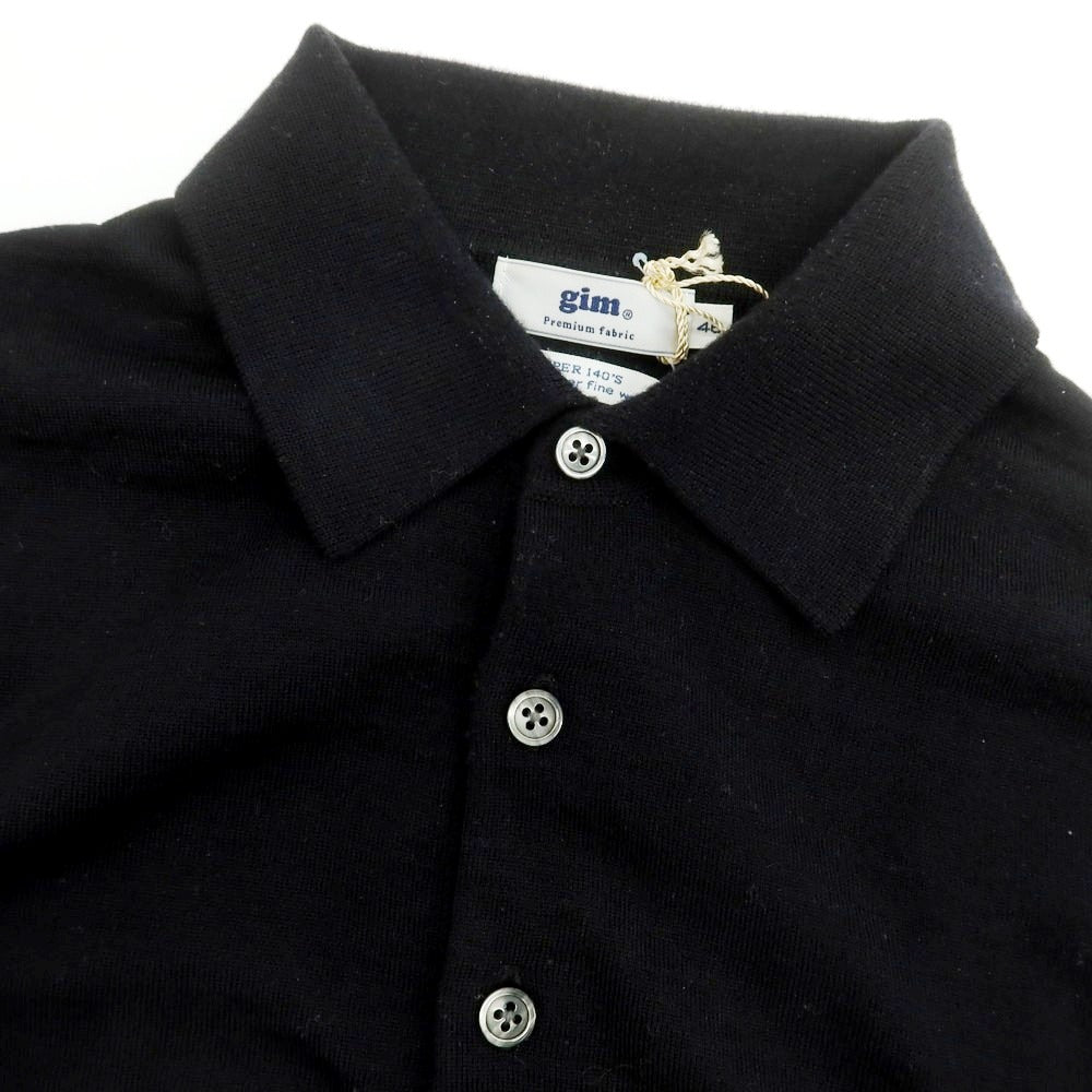 【中古】ジム gim ポロニット ブラック【 46 】【 状態ランクC 】【 メンズ 】