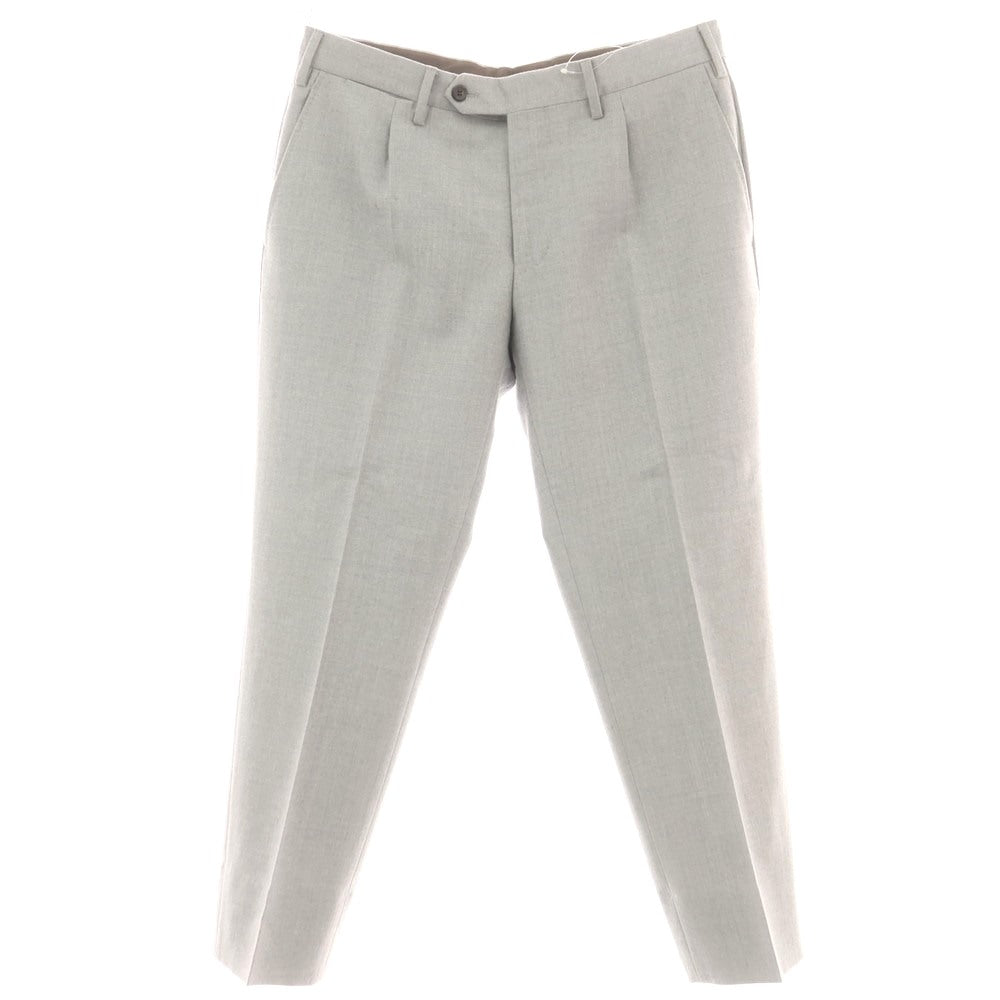 【中古】ジェルマーノ GERMANO CITY SUPER110’S ウール ドレススラックスパンツ ライトグレー【 48 】【 状態ランクB 】【 メンズ 】