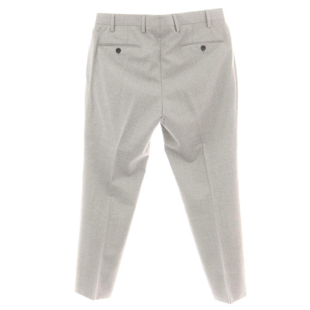 【中古】ジェルマーノ GERMANO CITY SUPER110’S ウール ドレススラックスパンツ ライトグレー【 48 】【 状態ランクB 】【 メンズ 】