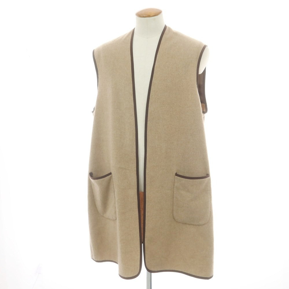 【中古】ベグアンドコー BEGG&CO カシミヤ ロング その他ジレ ベージュ【 38 】【 状態ランクB 】【 ユニセックス 】