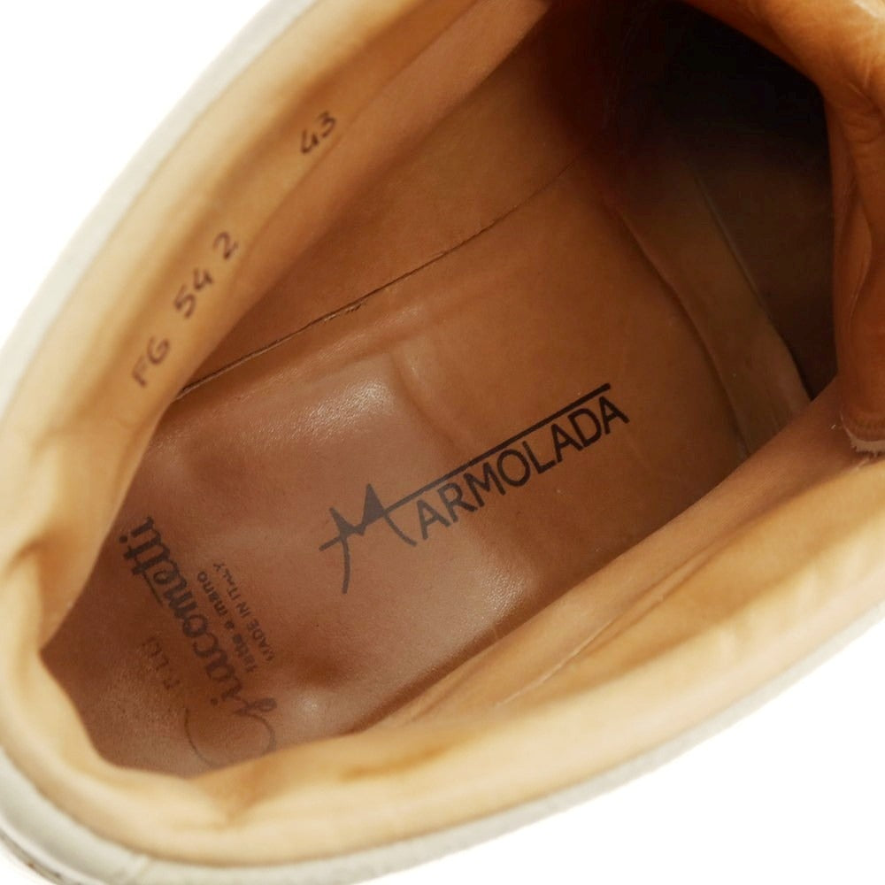 【中古】マルモラーダ MARMOLADA スエード レースアップブーツ アイボリー【 43 】【 状態ランクC 】【 メンズ 】