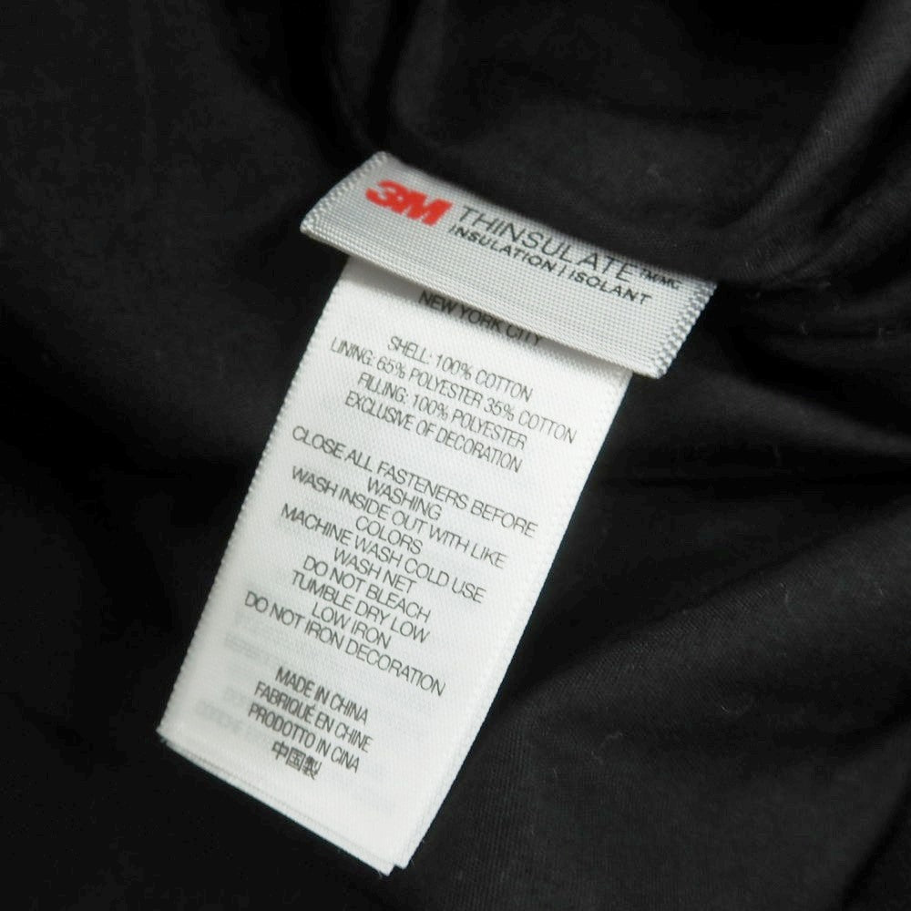 【中古】シュプリーム Supreme 2025年秋冬 Zip-Off Sleeve Quilted Bomber Jacket 中綿ブルゾン ブラック【 M 】【 状態ランクA 】【 メンズ 】