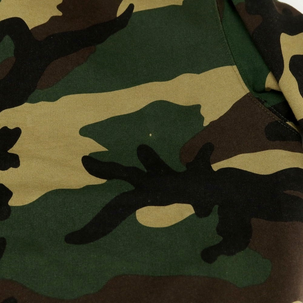 【中古】シュプリーム Supreme 2025年秋冬 Collegiate Applique Zip Up Hooded Sweatshirt スウェット パーカー グリーンxブラウン【 M 】【 状態ランクB 】【 メンズ 】