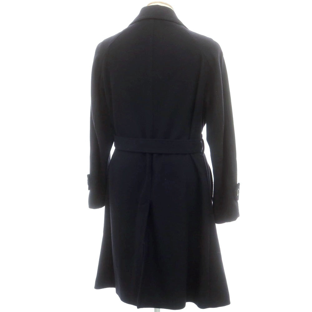 【中古】ティト アレグレット TITO ALLEGRETTO ウールカシミヤ ダブルブレストコート ダークネイビー【 44 】【 状態ランクB 】【 メンズ 】