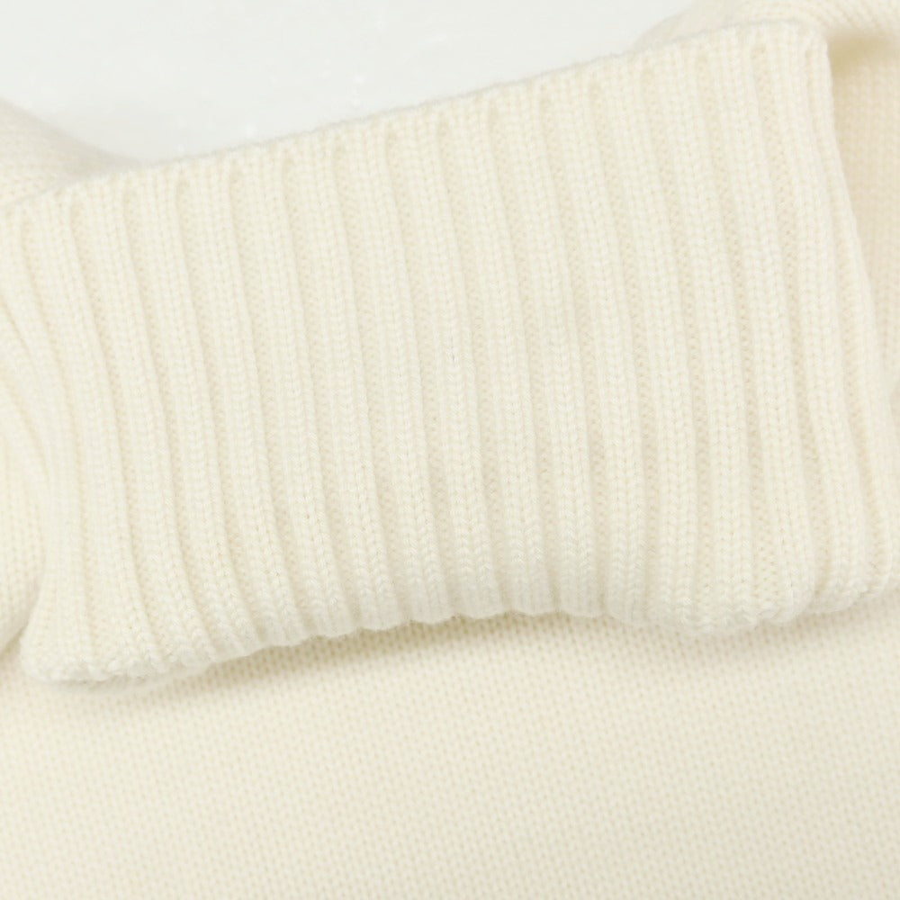 【中古】ザノーネ ZANONE ミドルゲージウール タートルネックニット オフホワイト【 46 】【 状態ランクC 】【 メンズ 】