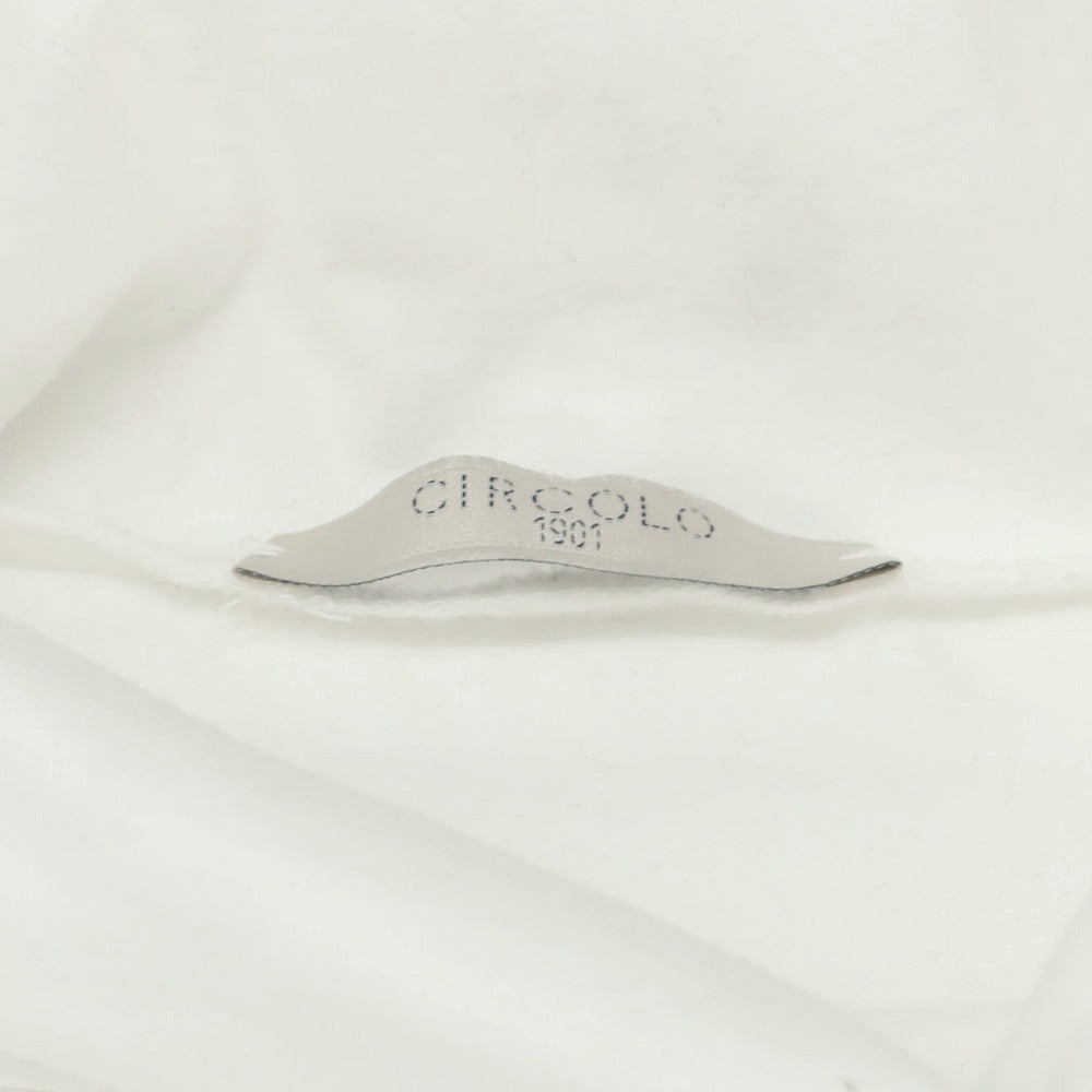 【中古】チルコロ1901 CIRCOLO 1901 ストレッチコットン タートルネック長袖Tシャツ ホワイト【 S 】【 状態ランクB 】【 メンズ 】