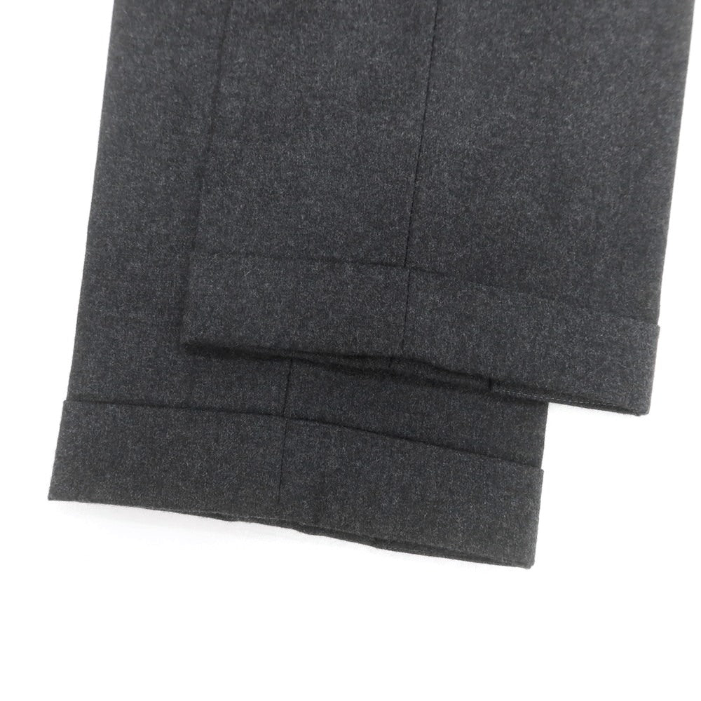 【中古】インコテックス INCOTEX SUPER100’s ウール ドレススラックスパンツ ダークグレー【 46 】【 状態ランクB 】【 メンズ 】