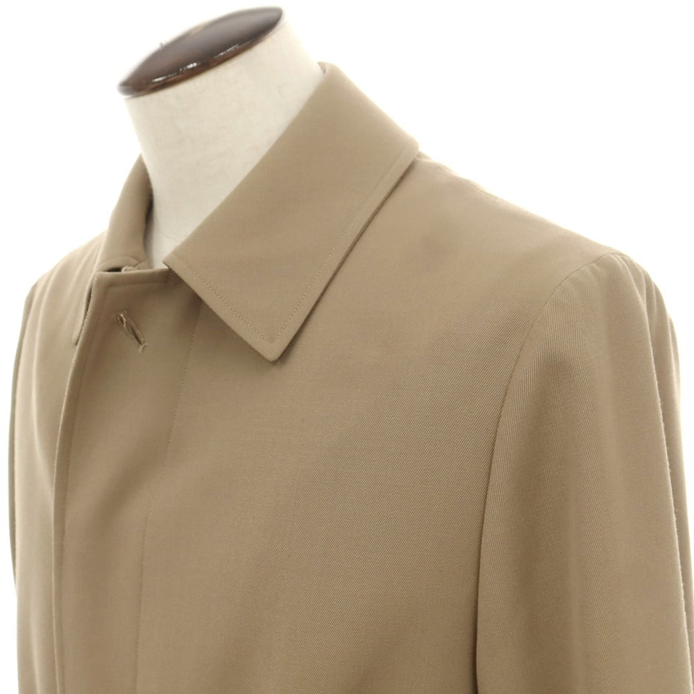 【中古】ユナイテッドアローズ UNITED ARROWS ツイルウール ステンカラーコート ベージュ【 L 】【 状態ランクA 】【 メンズ 】