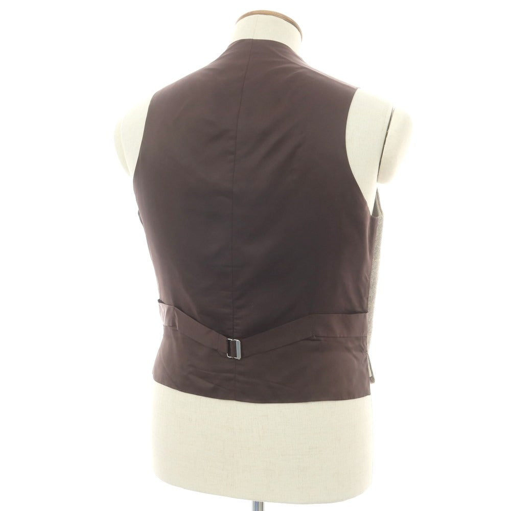 【中古】バタクハウスカット batak house cut ウール カジュアル系ジレ ブラウン【 サイズ表記なし(M位) 】【 状態ランクC 】【 メンズ 】