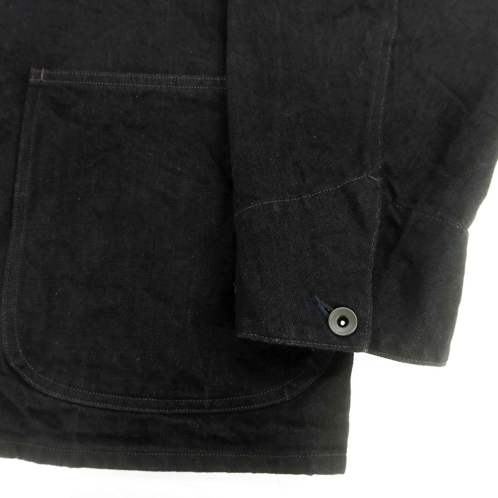【中古】コモリ COMOLI 2025年秋冬 コットン ワークジャケット ブラック【 3 】【 状態ランクB 】【 メンズ 】
