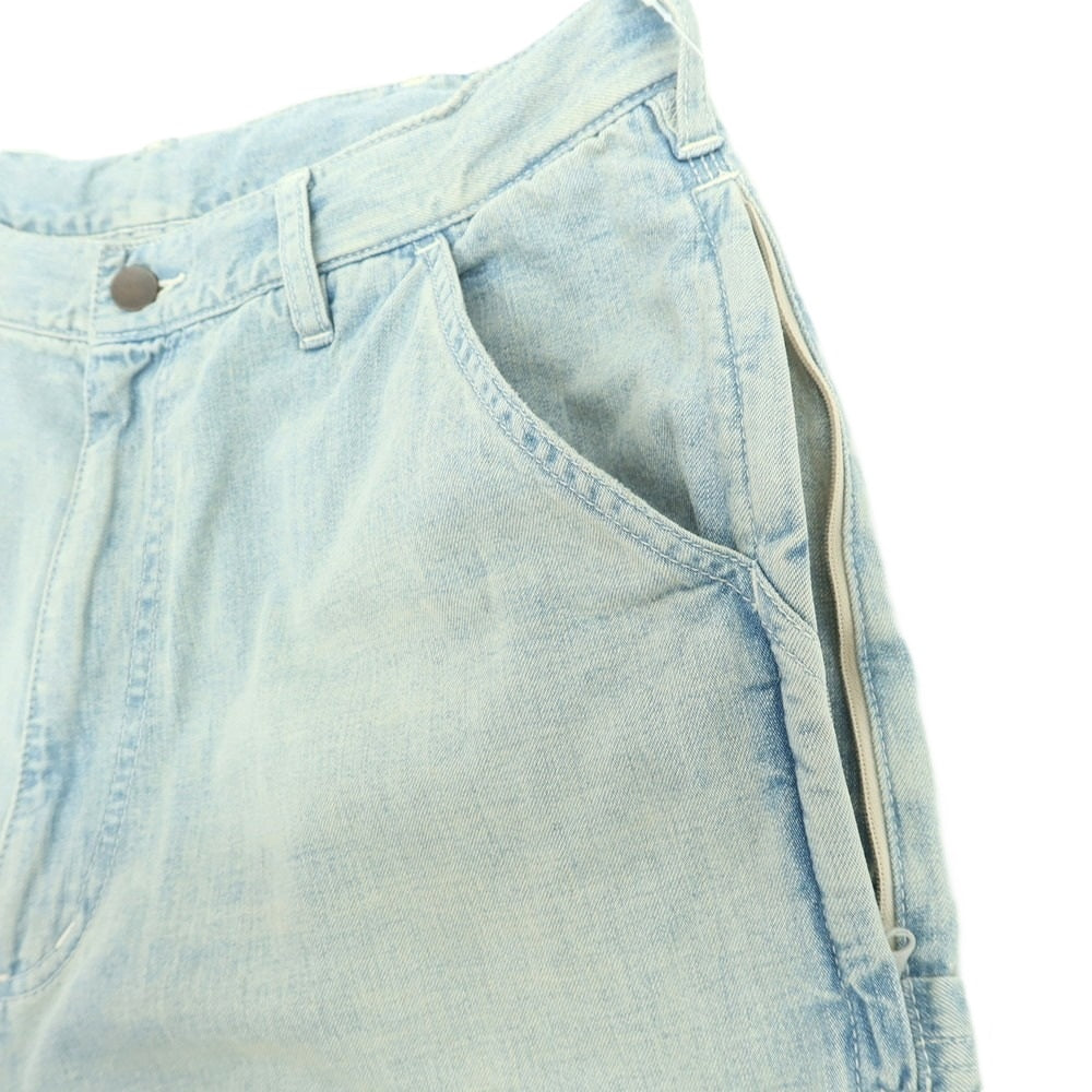 【中古】エスエスズィー SSZ コットン デニム イージー ペインターパンツ ライトブルー【 M 】【 状態ランクB 】【 メンズ 】