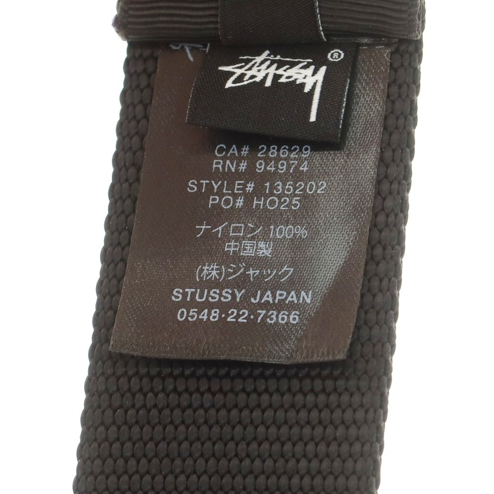 【中古】【未使用】ステューシー STUSSY ナイロン ベルト ブラック【 X/XL 】【 状態ランクS 】【 メンズ 】