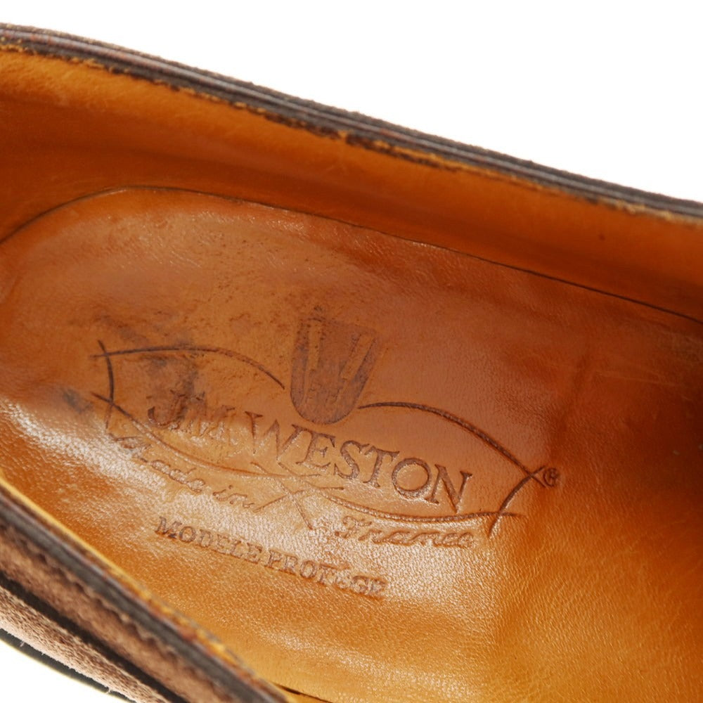 【中古】ジェイエムウエストン J.M WESTON 641 GOLF スエード ドレスシューズ ダークブラウン【 6D 】【 状態ランクC 】【 メンズ 】