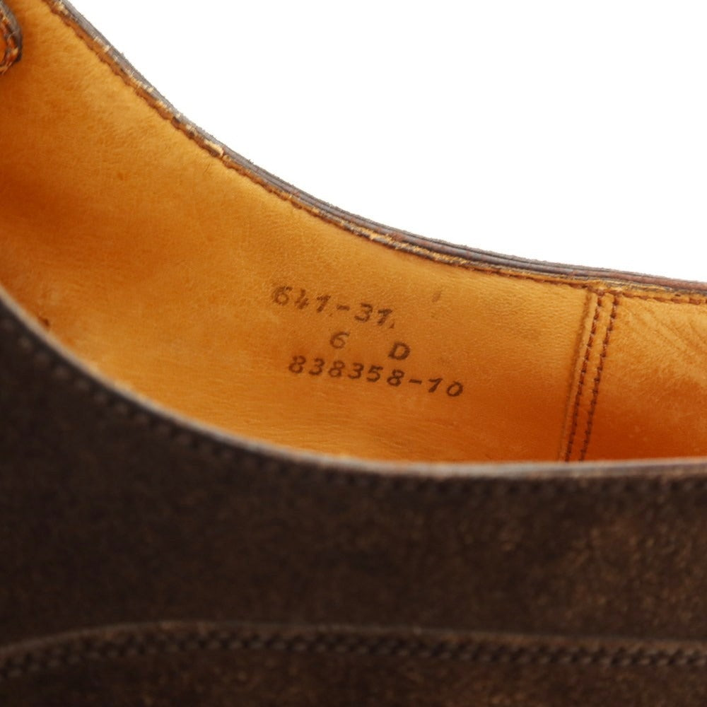 【中古】ジェイエムウエストン J.M WESTON 641 GOLF スエード ドレスシューズ ダークブラウン【 6D 】【 状態ランクC 】【 メンズ 】