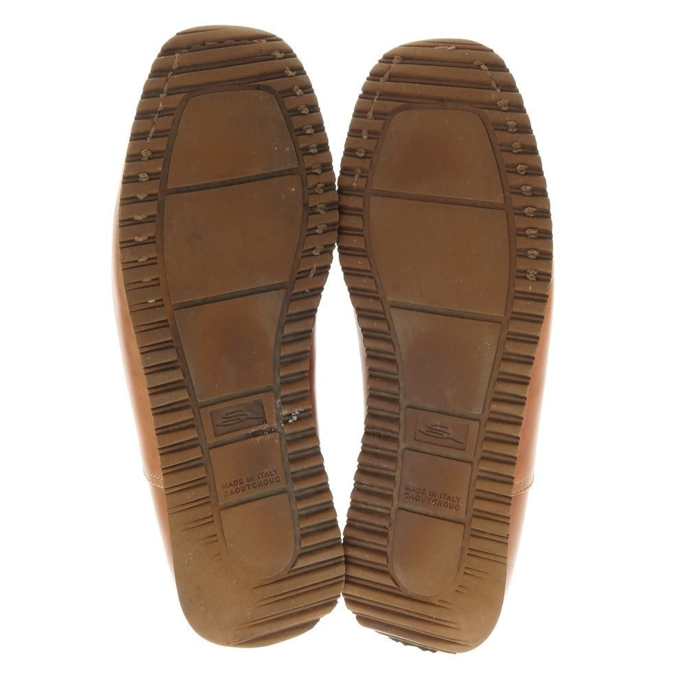 【中古】サントーニ Santoni レザー スニーカー ブラウン【 7 】【 状態ランクC 】【 メンズ 】