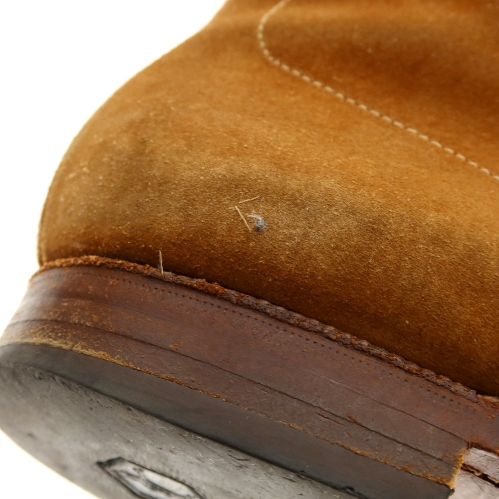 【中古】クロケットアンドジョーンズ CROCKETT&JONES CHAKKA スエード チャッカブーツ ライトブラウン【 6 1/2E 】【 状態ランクD 】【 メンズ 】