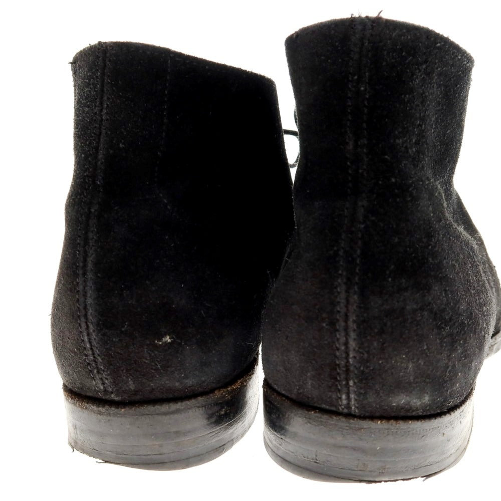 【中古】クロケットアンドジョーンズ CROCKETT&JONES CHAKKA スエード チャッカブーツ ブラック【 7 】【 状態ランクD 】【 メンズ 】