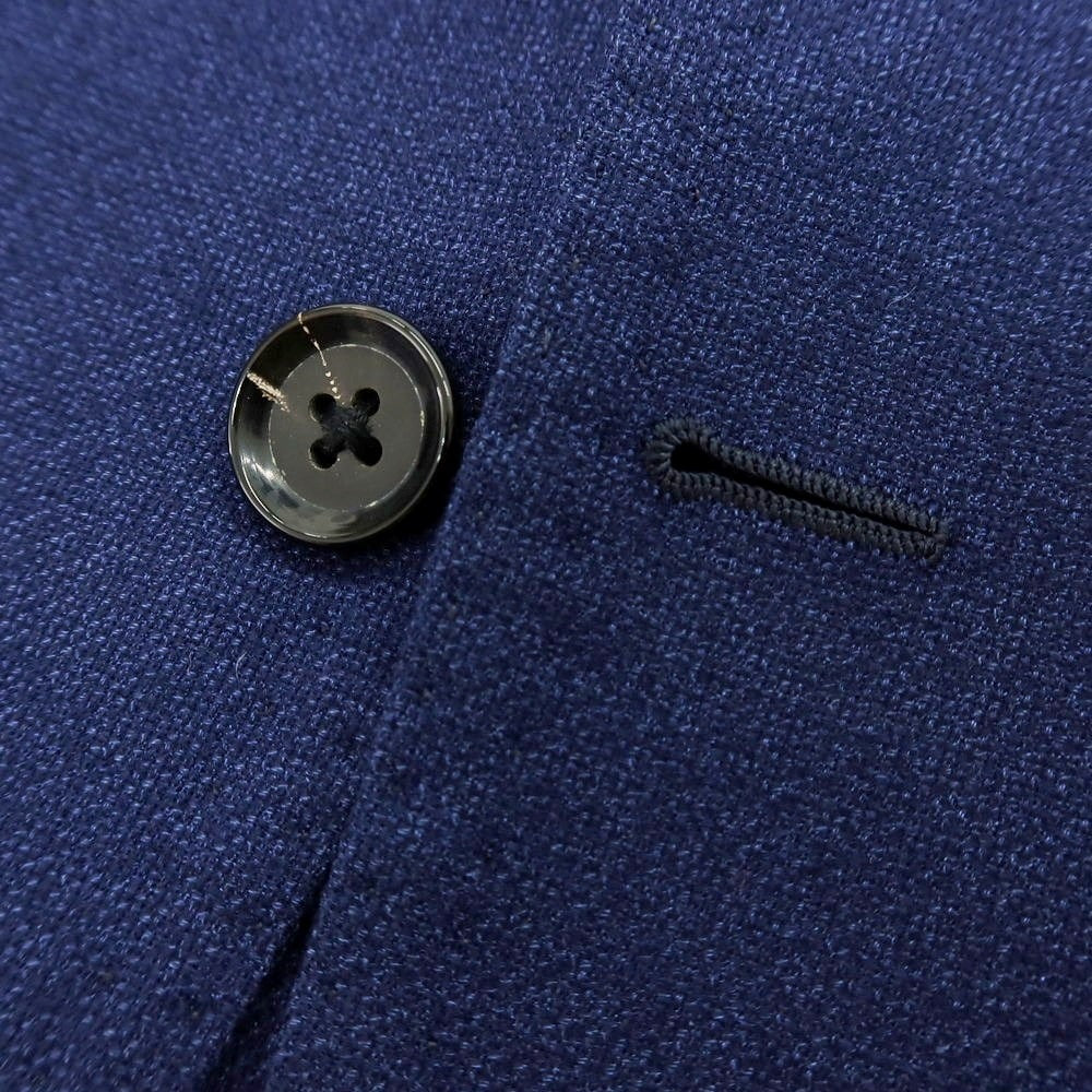 【中古】リングヂャケット RING JACKET MEISTER ウール系 3B テーラードジャケット ライトネイビー【 表記なし(M位) 】【 状態ランクB 】【 メンズ 】