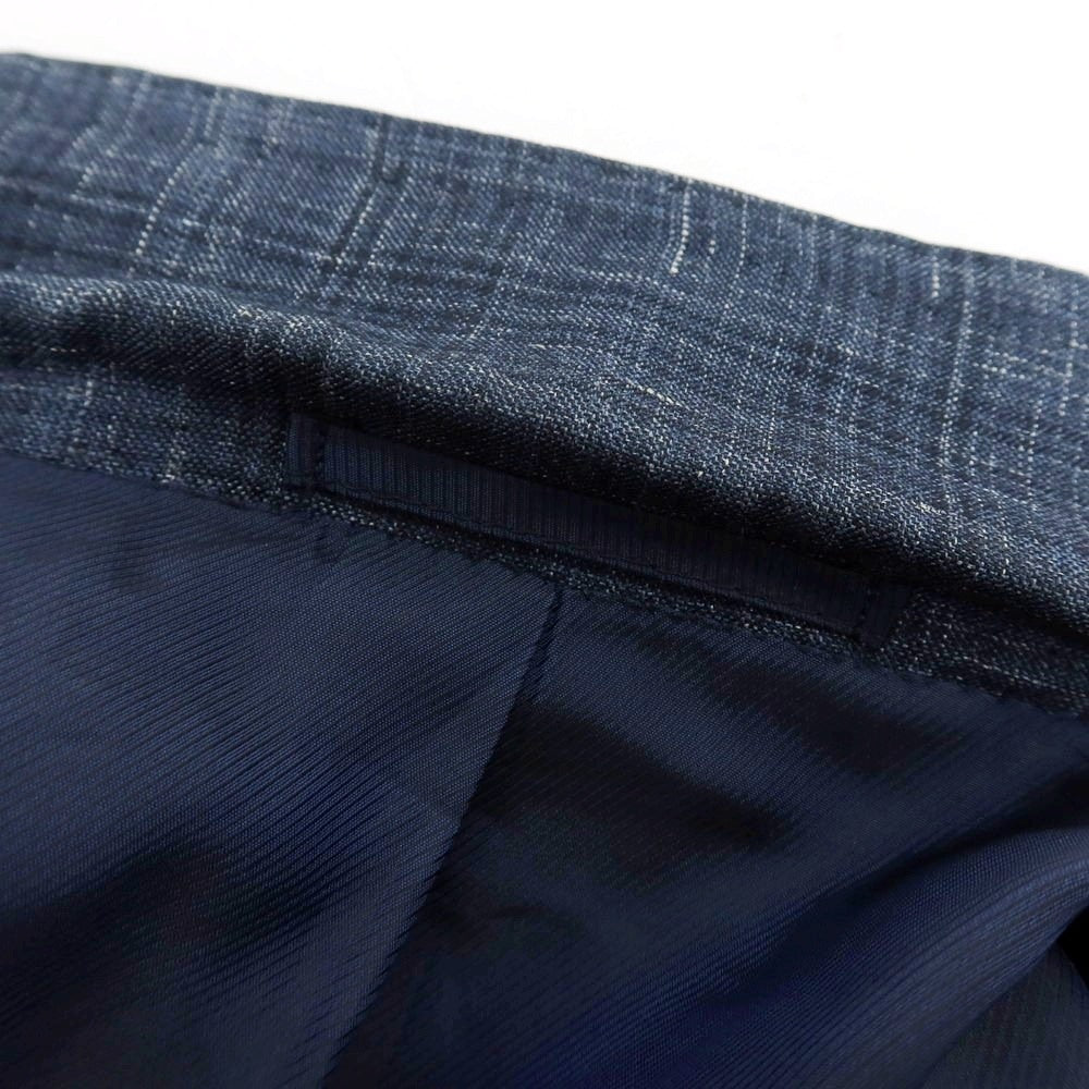 【中古】リングヂャケット RING JACKET MEISTER ウール系 3B テーラードジャケット ネイビー【 表記なし(M位) 】【 状態ランクC 】【 メンズ 】