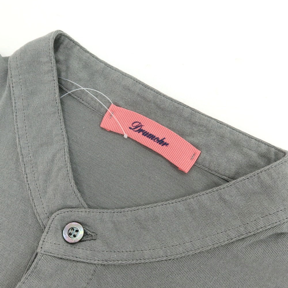 【中古】ドルモア DRUMOHR コットン 半袖Tシャツ グレー系【サイズM】【 状態ランクB 】【 メンズ 】