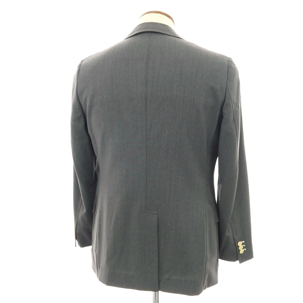 【中古】ユニバーサルランゲージ UNIVERSAL LANGUAGE SUPER110’S ウール 2B テーラードジャケット グレー【 46 】【 状態ランクC 】【 メンズ 】