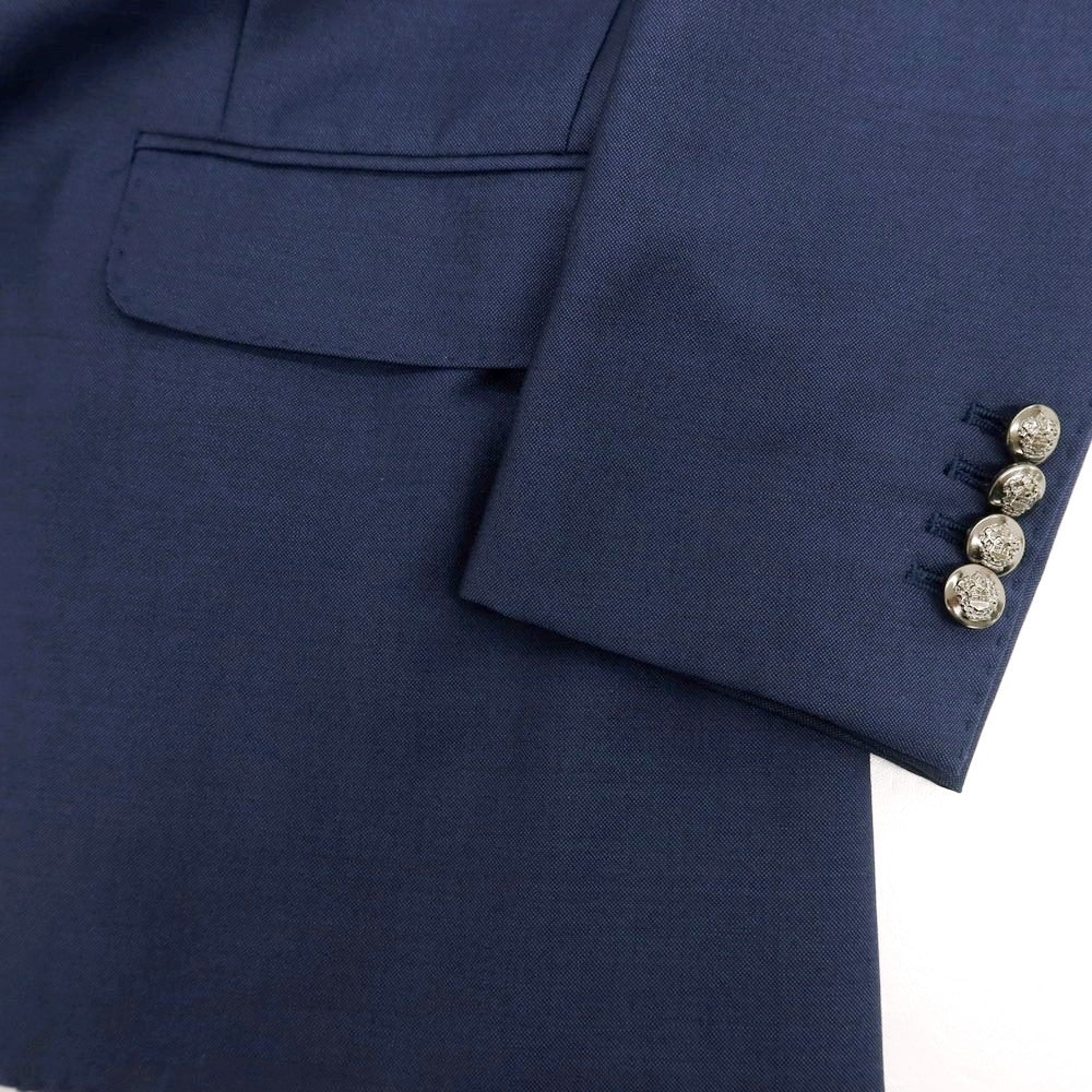 【中古】ミツミネ Mitsumine ウールモヘヤ 2B テーラードジャケット ライトネイビー【 46 】【 状態ランクB 】【 メンズ 】