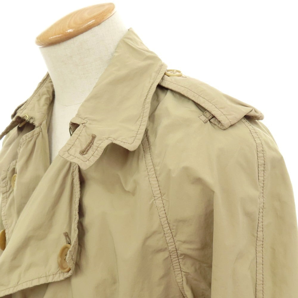 【中古】アスペジ ASPESI ポリエステルナイロン トレンチコート ベージュ【 XS 】【 状態ランクC 】【 メンズ 】