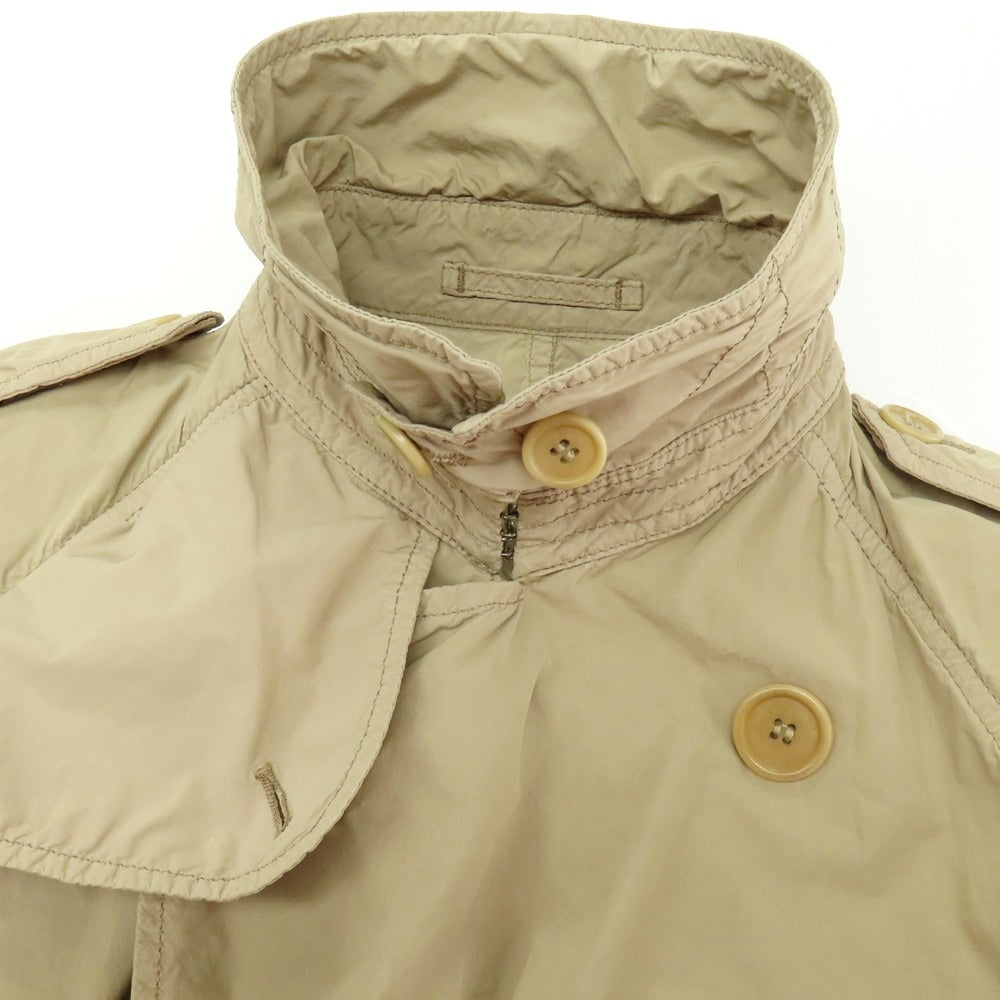 【中古】アスペジ ASPESI ポリエステルナイロン トレンチコート ベージュ【 XS 】【 状態ランクC 】【 メンズ 】