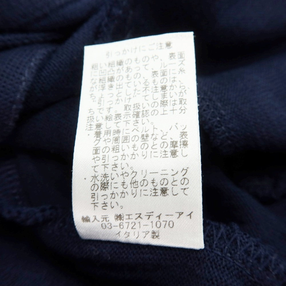 【中古】グランサッソ GRAN SASSO ハイゲージ フレッシュコットン ダブル6B ニットベスト ジレ ネイビー【サイズ48】【 状態ランクB 】【 メンズ 】