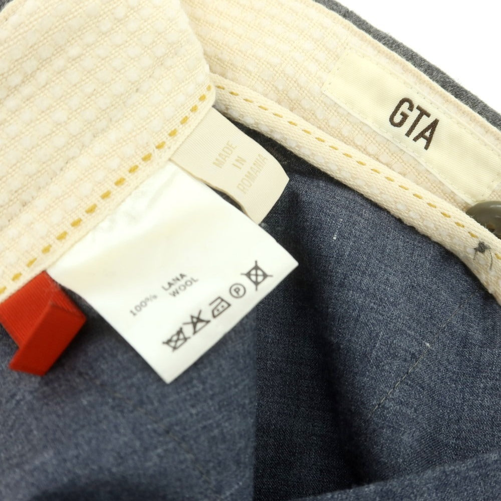 【中古】ジーティーアー G.T.A Herrick ウール ドレススラックスパンツ グレー【 46 】【 状態ランクB 】【 メンズ 】