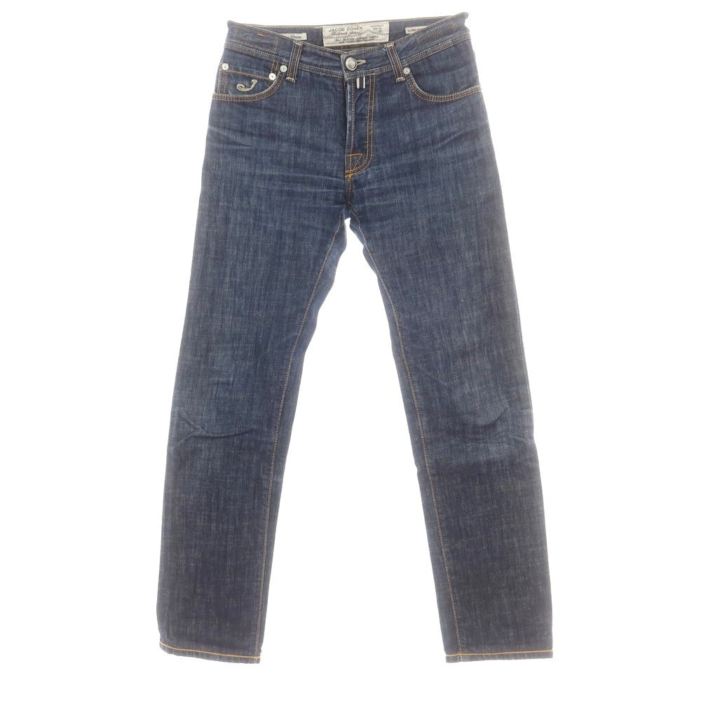 【中古】ヤコブコーエン JACOB COHEN J622 コットン ジーンズ デニムパンツ ネイビー【 31 】【 状態ランクC 】【 メンズ 】