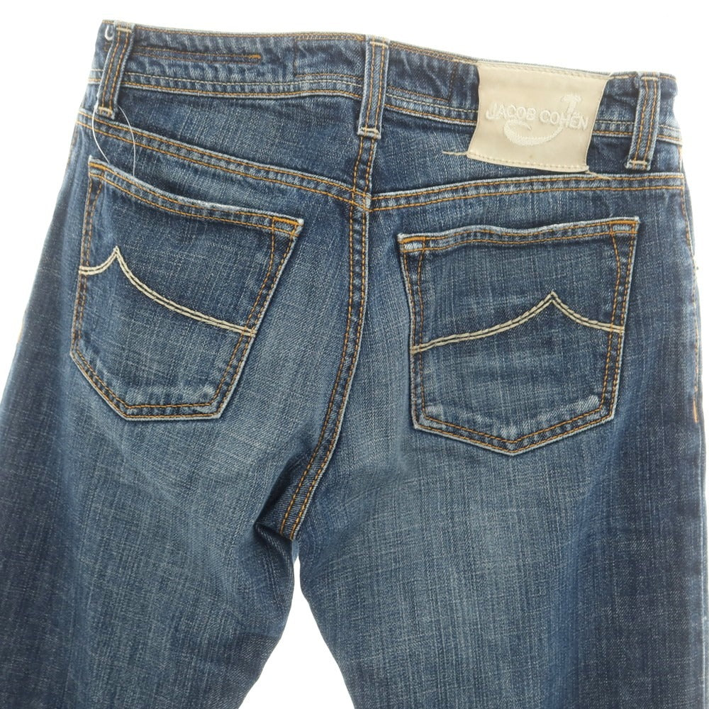 【中古】ヤコブコーエン JACOB COHEN J688 コットン ジーンズ デニムパンツ ネイビー【 31 】【 状態ランクC 】【 メンズ 】
