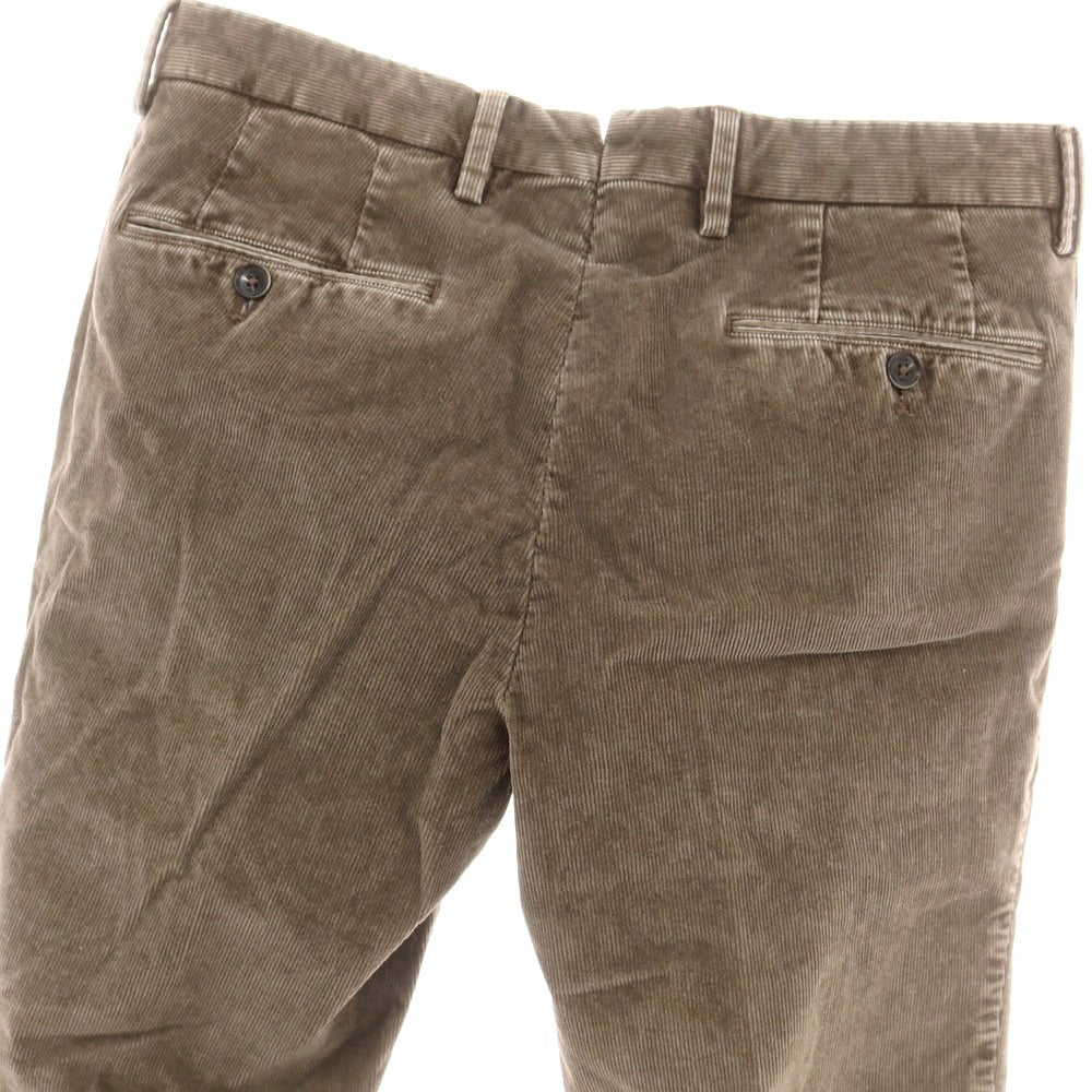 【中古】ピーティーゼロウーノ PT01 BEAMS F別注 ストレッチ コットン コーデュロイパンツ アッシュブラウン【 46 】【 状態ランクC 】【 メンズ 】