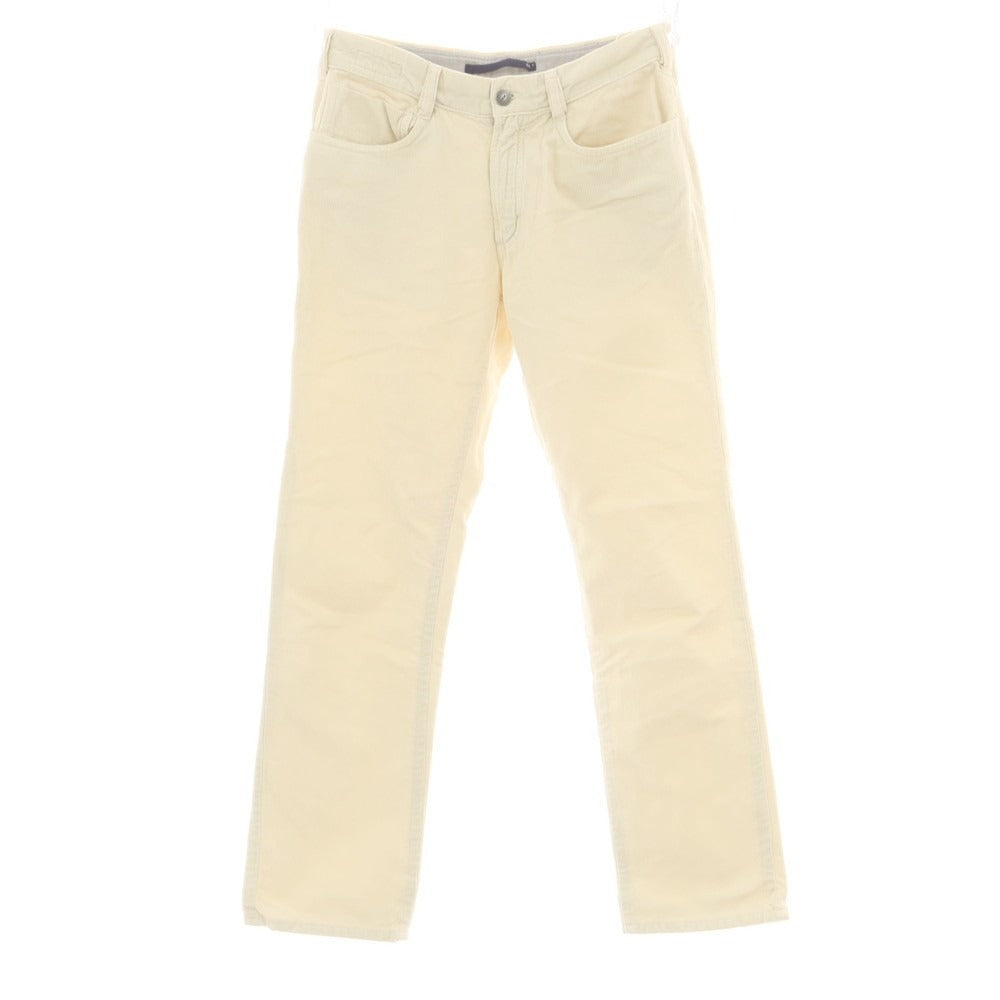 【中古】インコテックス INCOTEX コットン コーデュロイパンツ アイボリー【 46 】【 状態ランクC 】【 メンズ 】