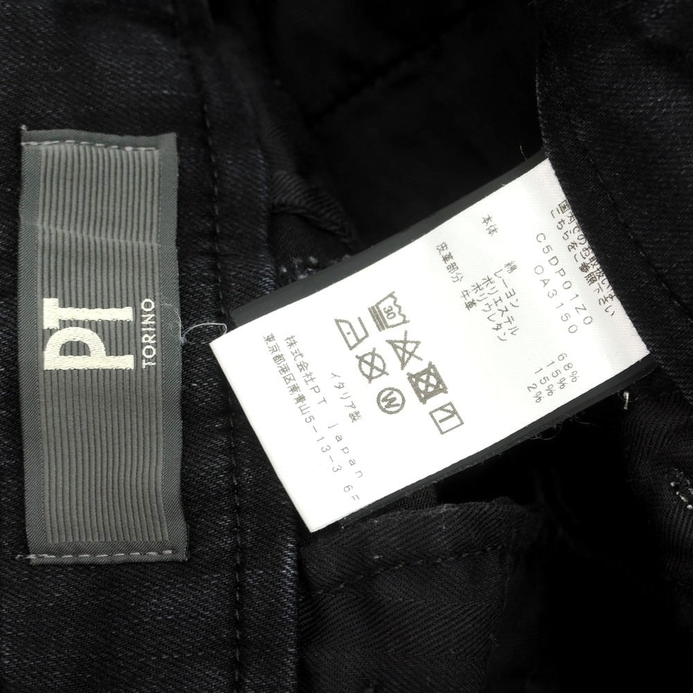 【中古】ピーティートリノ デニム PT TORINO DENIM ストレッチ コットンレーヨンポリエステル デニムパンツ ブラック【 28 】【 状態ランクB 】【 メンズ 】
