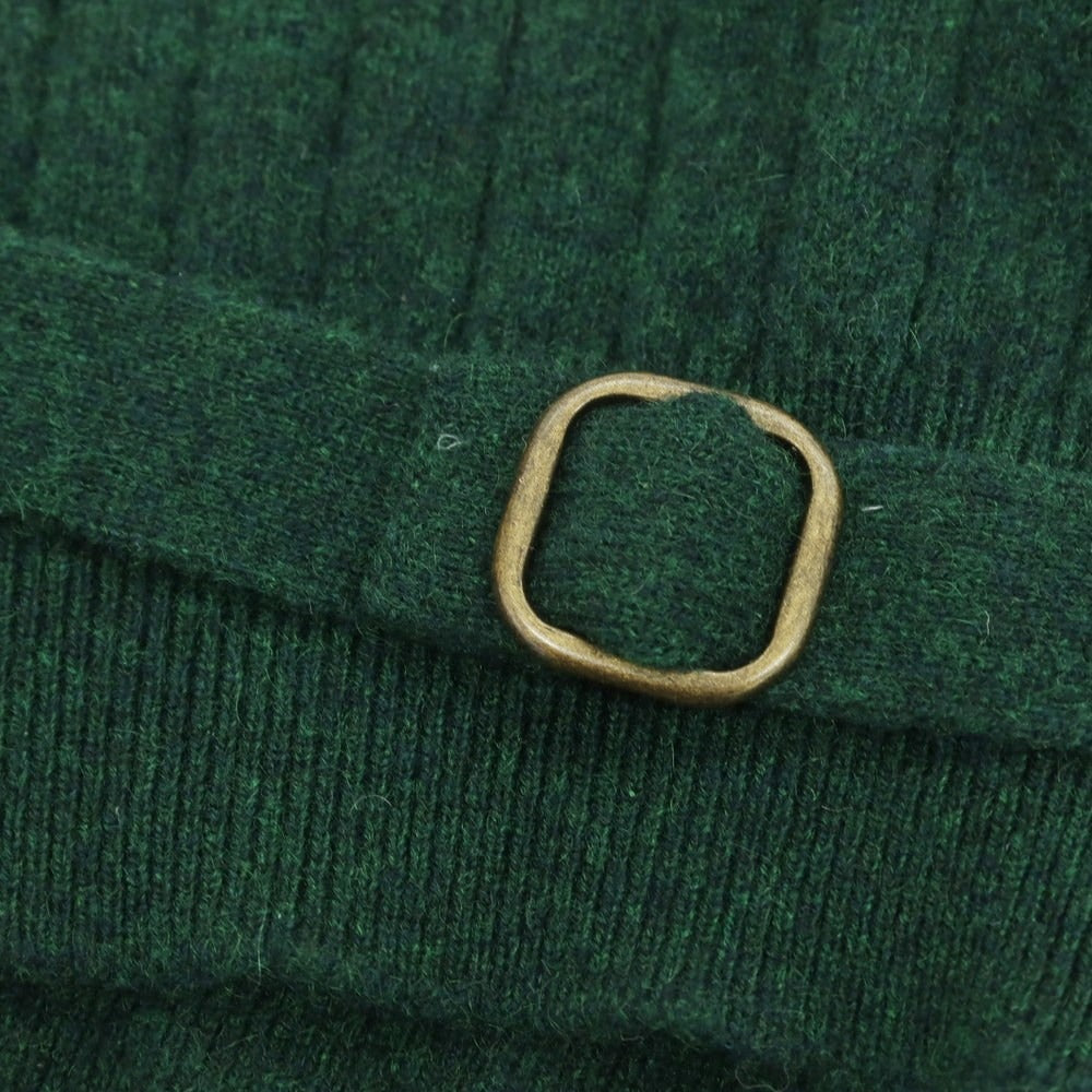 【中古】セッテフィーリ カシミア Settefili Cashmere ウールカシミヤ ダブルニットベスト グリーン【 46/XS 】【 状態ランクC 】【 メンズ 】