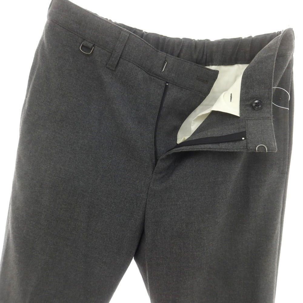 【中古】ブルーワーク トゥモローランド BLUE WORK TOMORROWLAND ストレッチ ポリエステルレーヨン イージースラックスパンツ グレー【 M 】【 状態ランクC 】【 メンズ 】