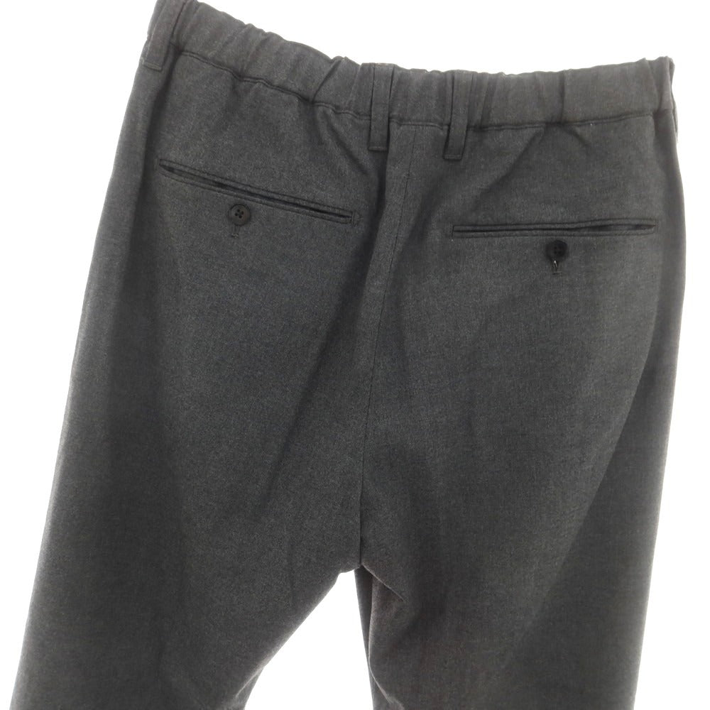 【中古】ブルーワーク トゥモローランド BLUE WORK TOMORROWLAND ストレッチ ポリエステルレーヨン イージースラックスパンツ グレー【 M 】【 状態ランクC 】【 メンズ 】