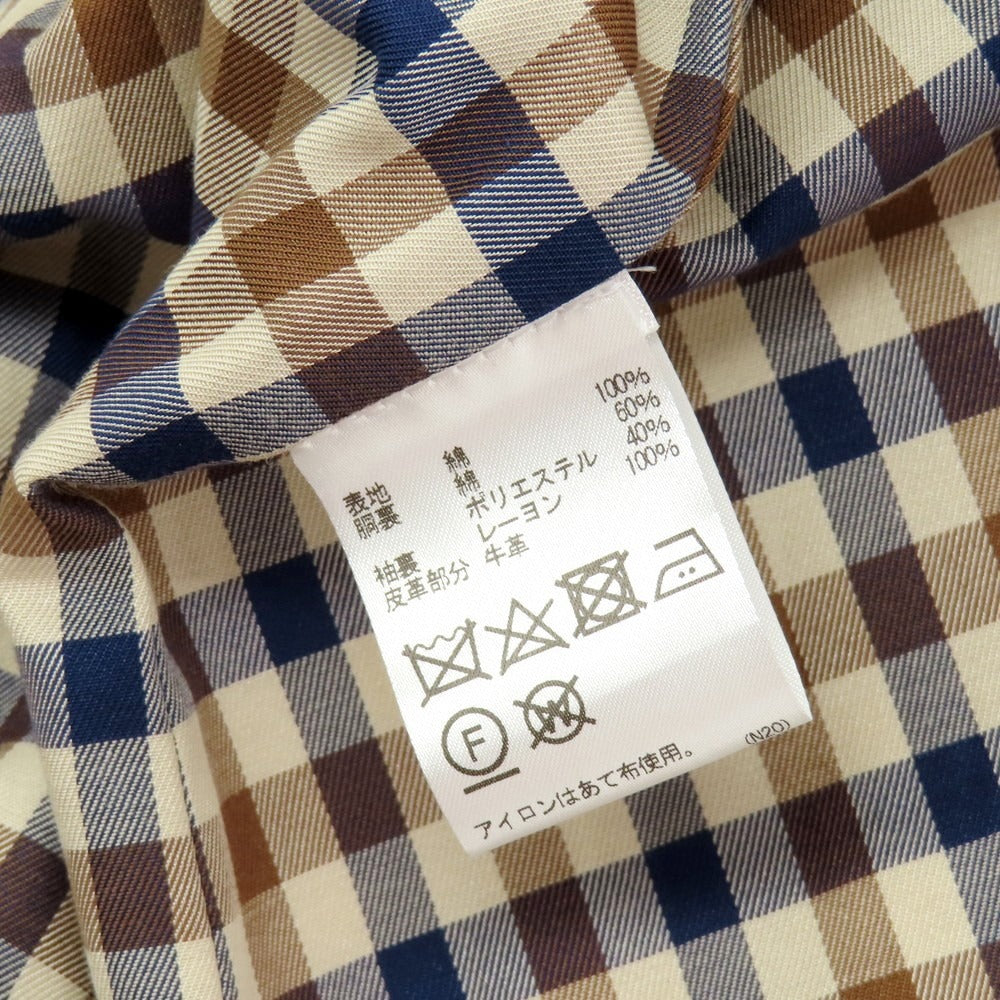 【中古】アクアスキュータム Aquascutum コットン トレンチコート ベージュ【 34 】【 状態ランクA 】【 メンズ 】