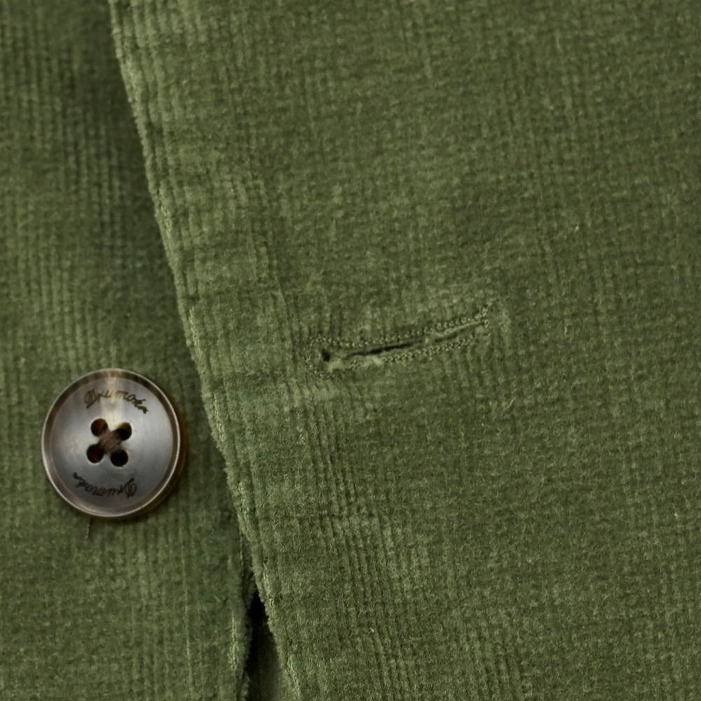 【中古】ドルモア DRUMOHR ストレッチコットン カジュアルジャケット グラスグリーン【 44 】【 状態ランクB 】【 メンズ 】