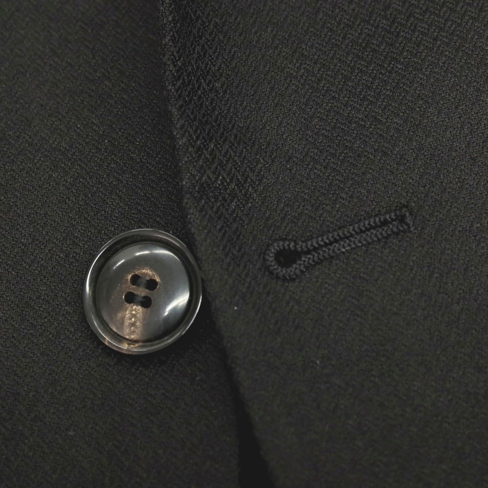 【中古】ジョルジオアルマーニ GIORGIO ARMANI レーヨン 2B テーラードジャケット ブラック【サイズ48】【 状態ランクA 】【 メンズ 】