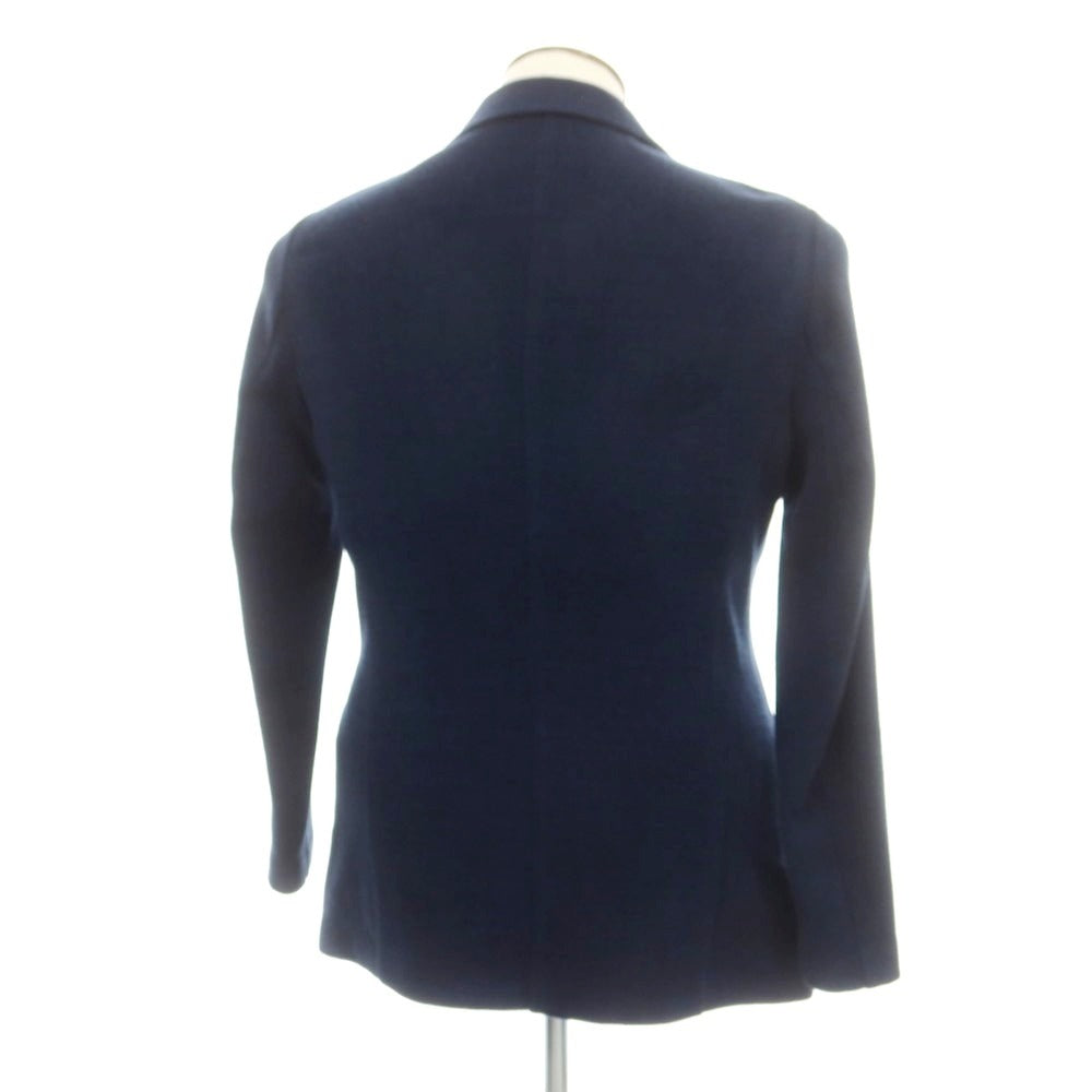 【中古】ジョルジオアルマーニ GIORGIO ARMANI ウールレーヨン カジュアルジャケット ライトネイビー【 50 】【 状態ランクA 】【 メンズ 】