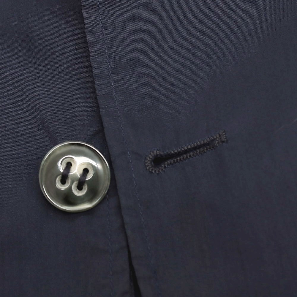 【中古】ジョルジオアルマーニ GIORGIO ARMANI コットンポリエステル ジャージー 2B カジュアルジャケット ネイビー【サイズ46】【 状態ランクC 】【 メンズ 】