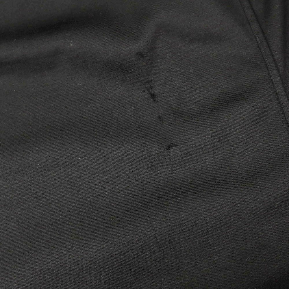 【中古】ジョルジオアルマーニ GIORGIO ARMANI コットンジャージー スタンドカラー ダブルジップ カジュアルシャツ ブラック【 38 】【 状態ランクC 】【 メンズ 】