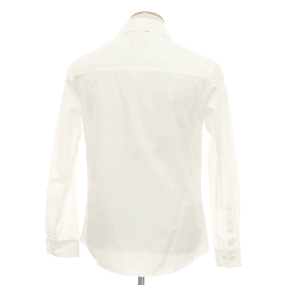 【中古】ジョルジオアルマーニ GIORGIO ARMANI コットン カジュアルシャツ ホワイト【 38 】【 状態ランクC 】【 メンズ 】