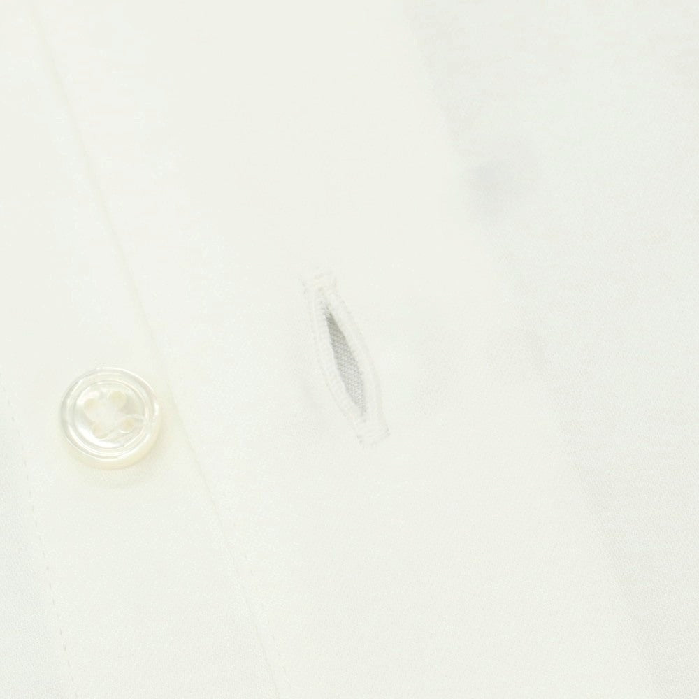 【中古】ランバンコレクション LANVIN COLLECTION コットン スタンドカラー カジュアルシャツ ホワイト【 表記なし(S位) 】【 状態ランクA 】【 メンズ 】