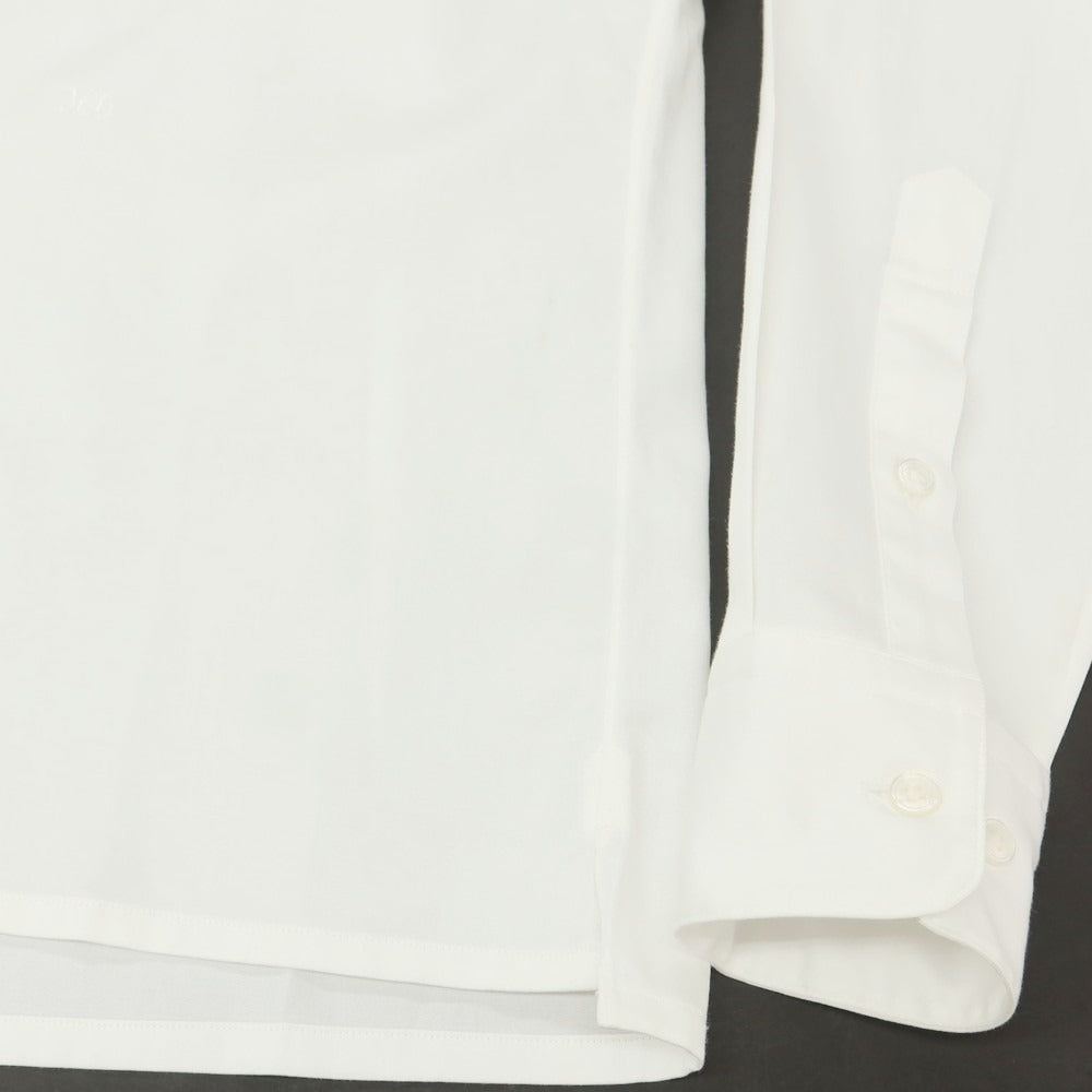 【中古】ランバンコレクション LANVIN COLLECTION コットン スタンドカラー カジュアルシャツ ホワイト【 表記なし(XS位) 】【 状態ランクB 】【 メンズ 】