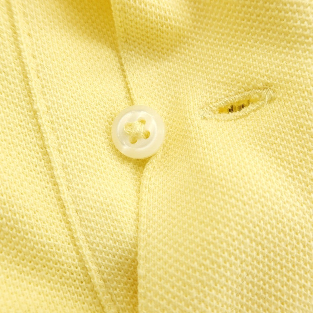 【中古】ポロ ラルフローレン Polo Ralph Lauren 鹿の子 コットン 半袖ポロシャツ イエロー【サイズM】【 状態ランクA 】【 メンズ 】