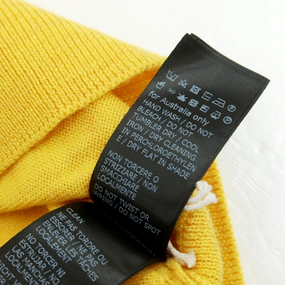 【中古】ザノーネ ZANONE ハイゲージウール クルーネックニット イエロー系【 48 】【 状態ランクA 】【 メンズ 】